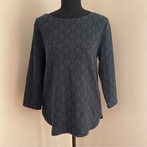 Ann Taylor LOFT 3/4 Sleeve Crewneck Top